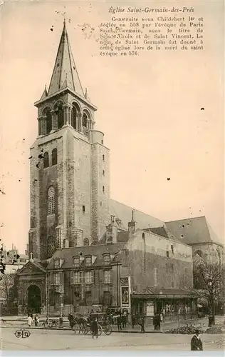 AK / Ansichtskarte  Paris_Saint-Germain Eglise Saint-Germain-des-Près