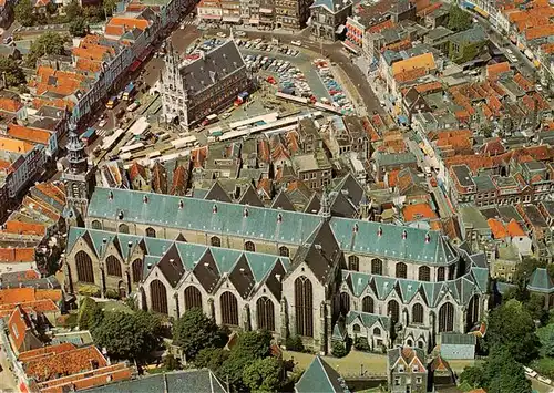 AK / Ansichtskarte 73956854 Gouda_NL St Janskerk Fliegeraufnahme