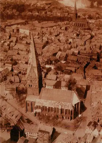 AK / Ansichtskarte 73957172 Lueneburg St Johanniskirche Fliegeraufnahme