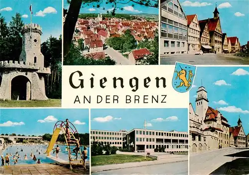 AK / Ansichtskarte 73957317 Giengen_Brenz Teilansichten Freibad