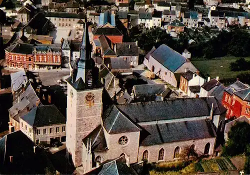 AK / Ansichtskarte 73957741 Couvin_Belgie Vue aérienne sur l'église