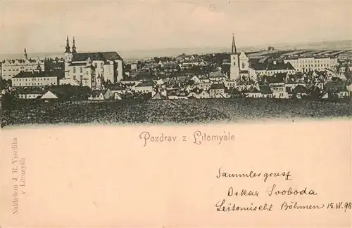 AK / Ansichtskarte 73958293 Litomysl_Leitomischl_CZ Panorama