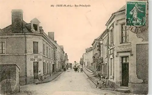 AK / Ansichtskarte  Faye_41_Loir-et-Cher Rue Principale