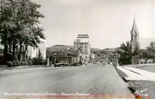 AK / Ansichtskarte 73958505 Bozeman_Montana_USA Main Street and Business District