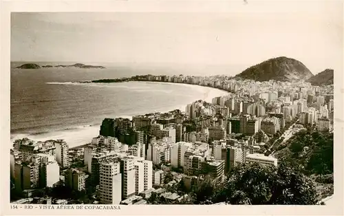 AK / Ansichtskarte 73958572 Rio_de_Janeiro_Brazil Vista aérea de Copacabana