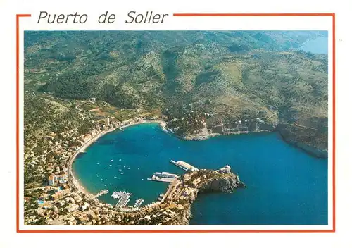 AK / Ansichtskarte 73958706 Puerto_de_Soller Vista aerea del puerto