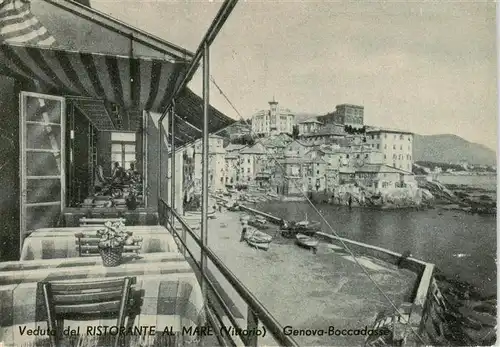 AK / Ansichtskarte 73958948 Boccadasse_Genova_Genua_Liguria_IT Veduta del Ristorante al Mare