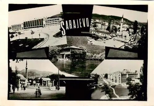 AK / Ansichtskarte 73959193 Sarajevo_Bosnia-Herzegovina Teilansichten