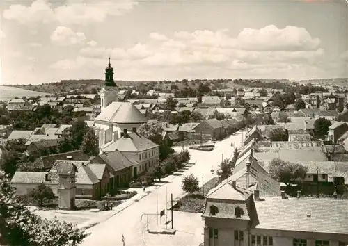 AK / Ansichtskarte 73959232 Cejkovice Ortsansicht mit Kirche