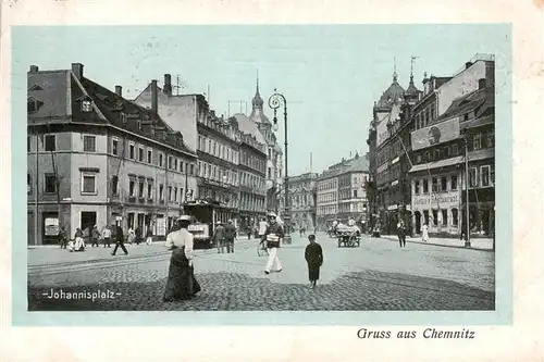 AK / Ansichtskarte 73959564 Chemnitz Johannisplatz