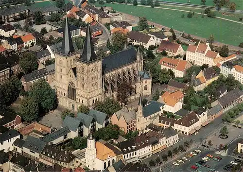 AK / Ansichtskarte 73959758 Xanten Dom Fliegeraufnahme