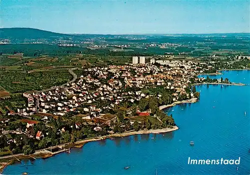 AK / Ansichtskarte 73959867 Immenstaad_Bodensee Fliegeraufnahme