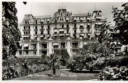 AK / Ansichtskarte  Montreux__VD Grand Hôtel Suisse