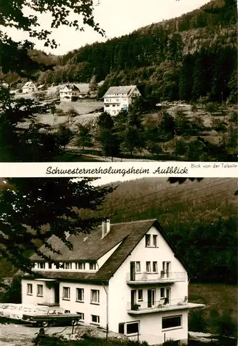 AK / Ansichtskarte 73960063 Herrenalb_BAD_HERRENALB Schwesternerholungsheim Aufblick 