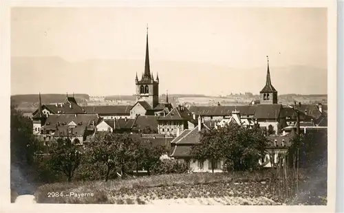 AK / Ansichtskarte  Payerne_VD Panorama Feldpost