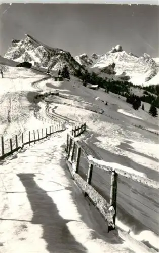 AK / Ansichtskarte 73960766 Schwenden Weg zum Grimmipass Rothorn und Spillgerte