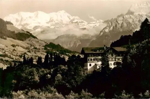 AK / Ansichtskarte  Bad_Heustrich_Frutigen_BE Kandertal mit Bluemlisalpgruppe und Aermighorn