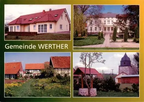 AK / Ansichtskarte 73961130 Werther_Nordhausen OT Guenzerode Sozialstation Werther Schloss OT Puetzlingen OT Kleinwechsungen