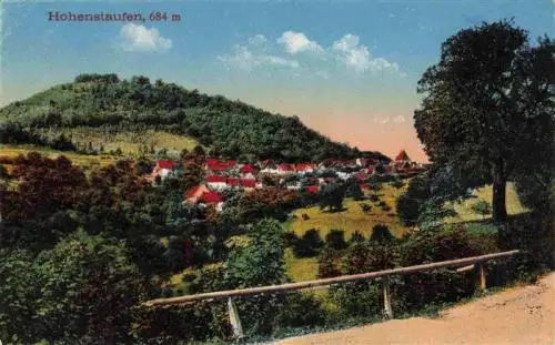 AK / Ansichtskarte 73961235 Hohenstaufen_Goeppingen_BW Panorama Feldpost