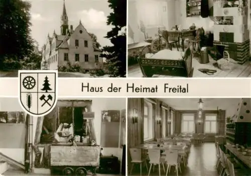 AK / Ansichtskarte 73961380 Freital haus der Heimat Gastraeume Kaminzimmer