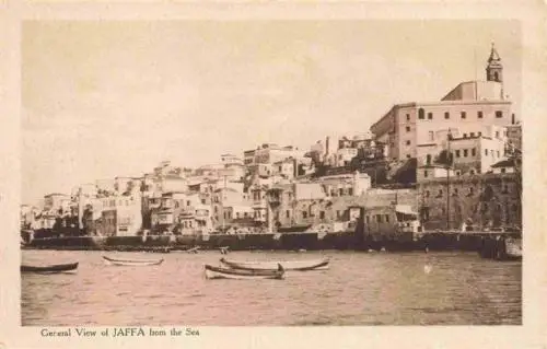 AK / Ansichtskarte 73961438 Jaffa_Tel-Aviv_Israel General view from the sea