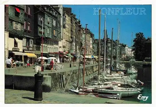 AK / Ansichtskarte  Honfleur_14_Calvados Quai Sainte-Catherine et le vieux bassin