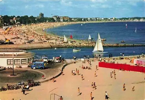 AK / Ansichtskarte  Le_Pouliguen Entrée du port de yachting et plage Benoît