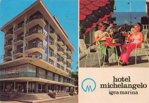 AK / Ansichtskarte 73962140 Igea_Marina_Bellaria_Rimini_IT Hotel Michelangelo