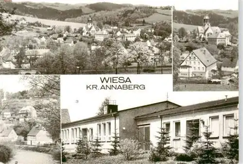 AK / Ansichtskarte 73962525 Wiesa_Erzgebirge_Sachsen Teilansicht An der Zschopau Landambulatorium