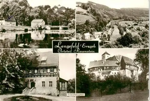 AK / Ansichtskarte 73962530 Lengefeld_Erzgebirge OT Rauenstein Schwanenteich Panorama Kindererholungsheim