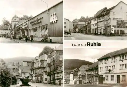 AK / Ansichtskarte 73962570 Ruhla Kaufhalle Hauptstrasse Friedensplatz Gasthaus Zur Traube