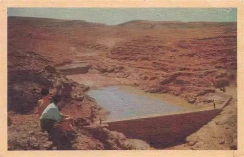 AK / Ansichtskarte 73963001 Wadi_Kurnub_Israel Storing rainwater in the mountains