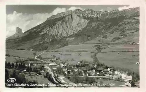 AK / Ansichtskarte  Monestier-de-Clermont_38_Isere Panorama le haut du village et les Alpes