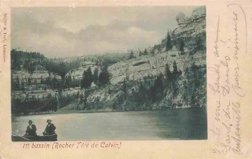 AK / Ansichtskarte  Doubs_25_Villers-le-Lac Ier bassin Rocher Tête de Calvin