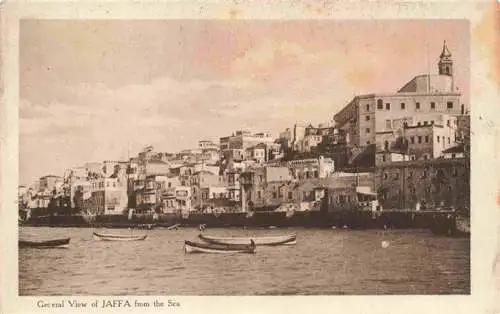 AK / Ansichtskarte 73963336 Jaffa_Tel-Aviv_Israel General View from the Sea