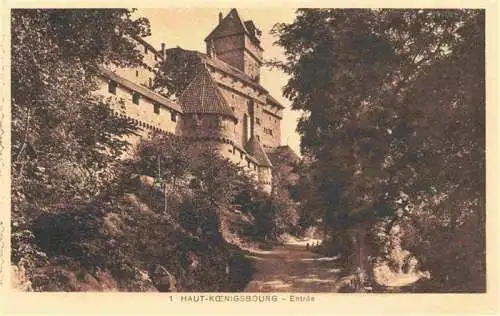 AK / Ansichtskarte  Haut-Koenigsbourg_Hohkoenigsburg Entree