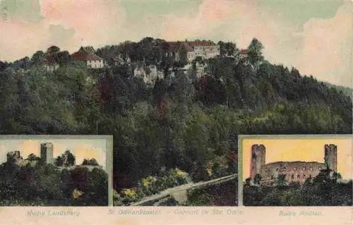 AK / Ansichtskarte  St_Odilienkloster_St_Odilienberg_Mont-Ste-Odile_67_Bas-Rhin Ruine Landsberg Ruine Andlau