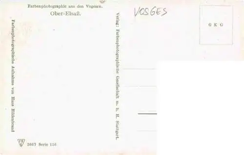 AK / Ansichtskarte  Vosges_Vogesen_Region Zerstoerte Haeuser im Ober Elsass