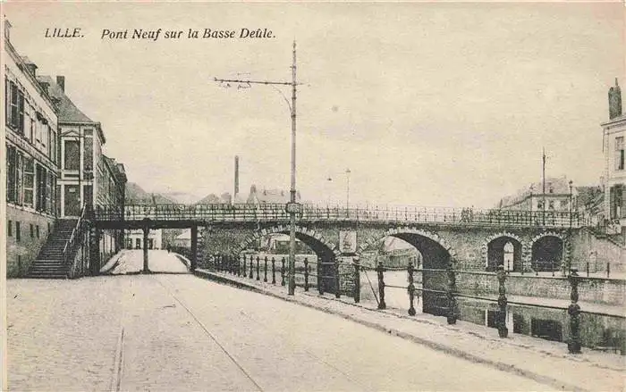 AK / Ansichtskarte  LILLE_59_Nord Pont neuf sur la basse Deûle