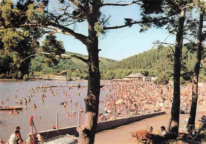 AK / Ansichtskarte  Murol_Auvergne_63_Puy-de-Dome La plage au Lac Chambon