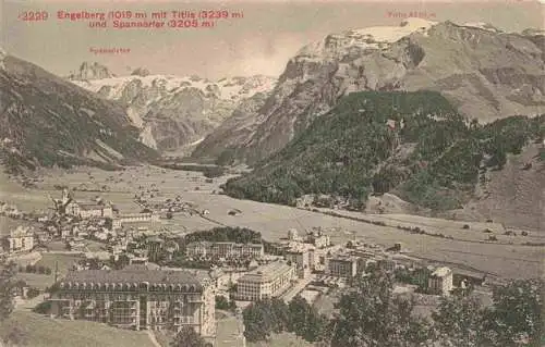 AK / Ansichtskarte  Engelberg__OW mit Titlis und Spannoerter