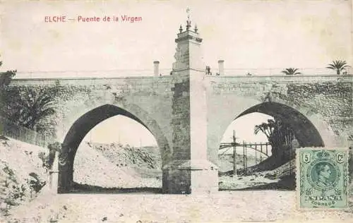 AK / Ansichtskarte 73964593 Elche_Alicante_ES Puente de la Virgen