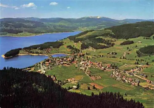 AK / Ansichtskarte 73964781 Schluchsee Fliegeraufnahme mit Feldberg