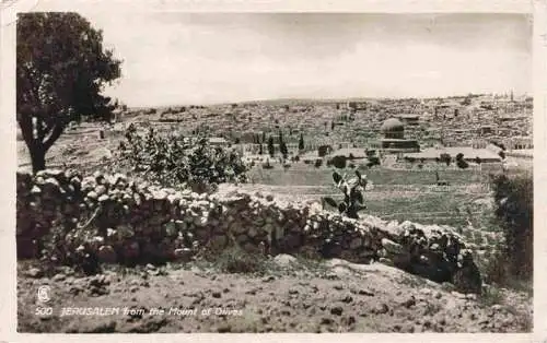 AK / Ansichtskarte 73965298 Jerusalem__Yerushalayim_Israel View from the Mount of Olives