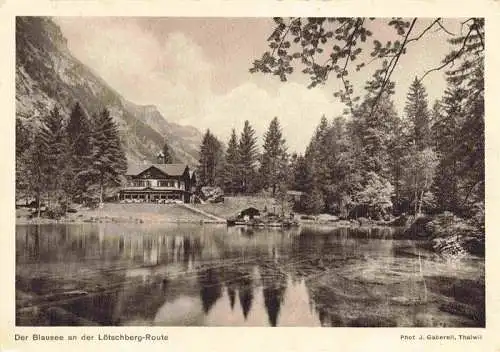 AK / Ansichtskarte  Blausee-Mitholz_BE An der Loetschberg Route