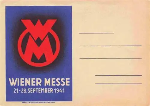 AK / Ansichtskarte 73965912 Wien_AT Wiener Messe 1941 Signet