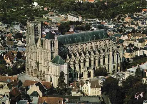 AK / Ansichtskarte  BOURGES_18_Cher Cathedrale St Etienne Fliegeraufnahme