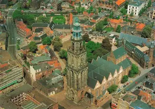 AK / Ansichtskarte 73965994 GRONINGEN_NL Martinikerk Fliegeraufnahme