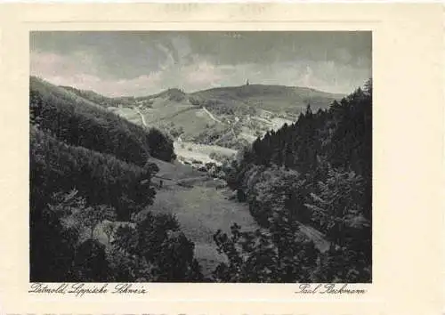 AK / Ansichtskarte 73966587 DETMOLD_Lippe Panorama Lippische Schweiz