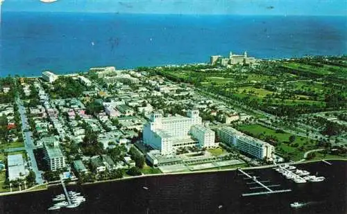 AK / Ansichtskarte 73966648 Palm_Beach_Florida_USA Apartment Houses and Hotels of the island aerial view